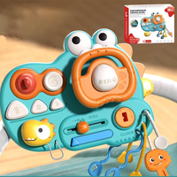 Dinosaur Themed Montessori Busy Steering Wheel