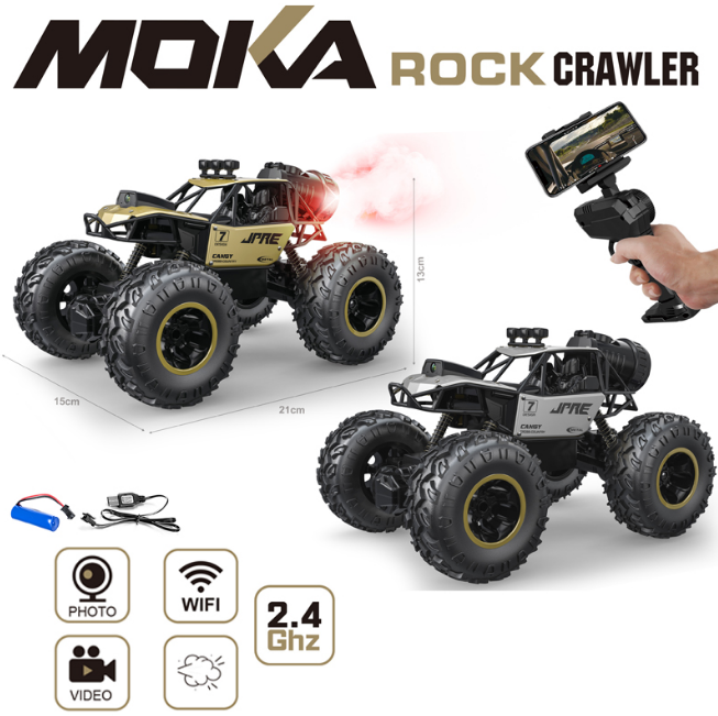 2.4GHz RC Alloy Moka Rock Crawler With Camera