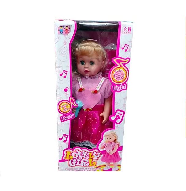 15* Inches Happy Doll With Light & Music