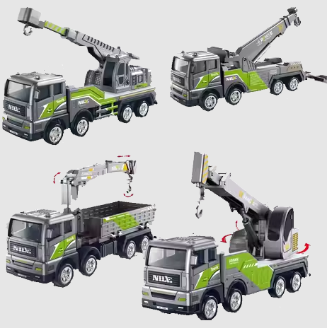 1Pc Alloy Engineering Truck Model  - Assortment