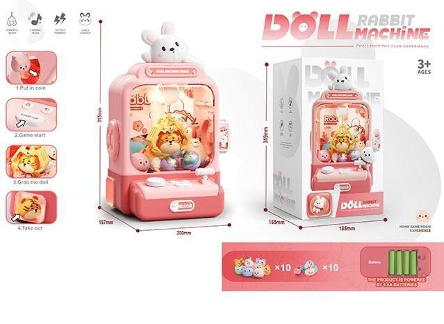 Kids Battery Operated Rabbit Claw Machine
