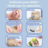 Electric DIY Kids 3D Clay Pottery Machine