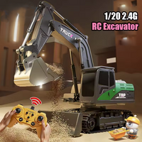 1:20 RC Alloy Excavator With Lights