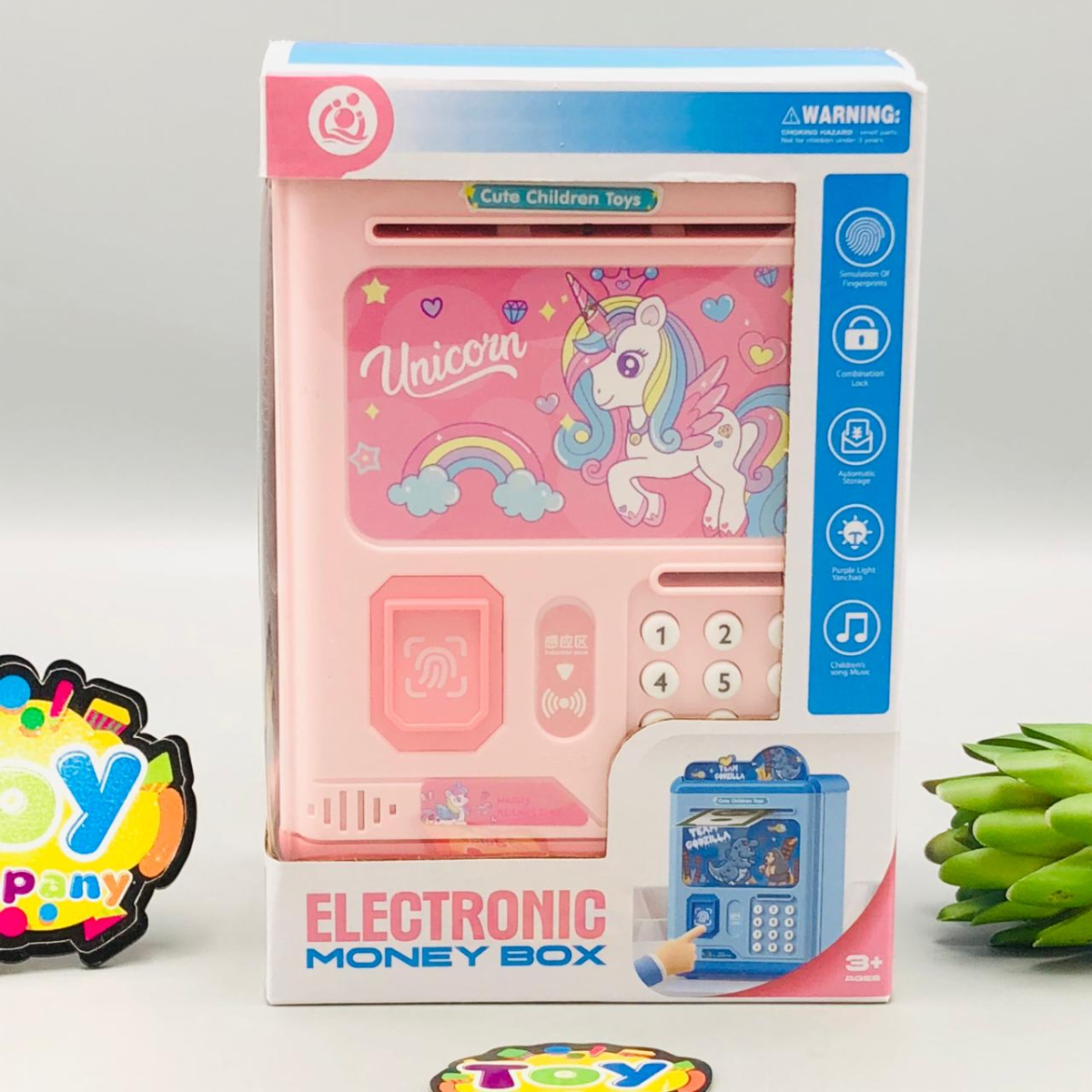 Unicorn Multi-functional Kids Money Saving ATM Machine