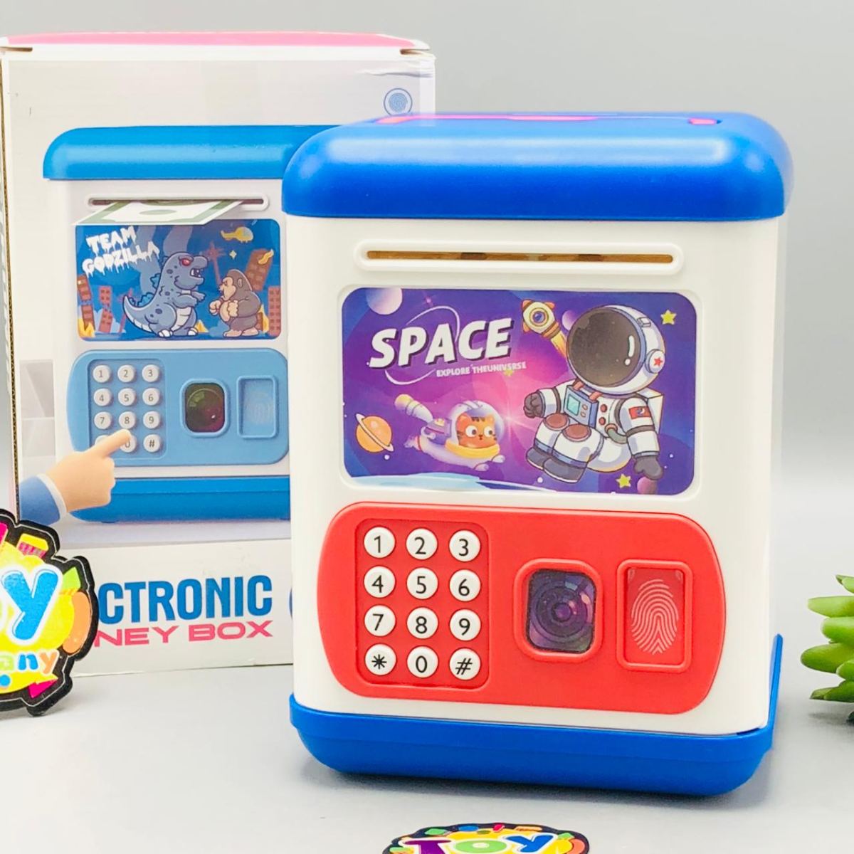 Spaceman Multi-functional Kids Money Saving ATM Machine