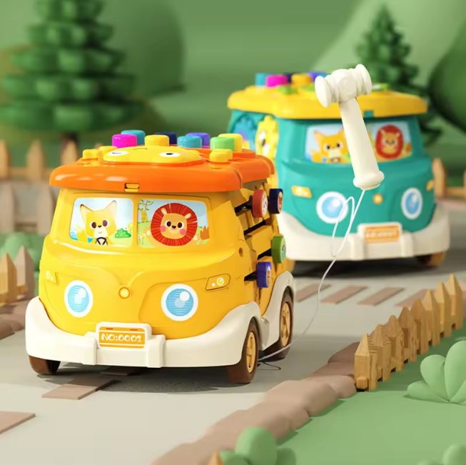 Multi-functional Baby Musical Auto-Bus