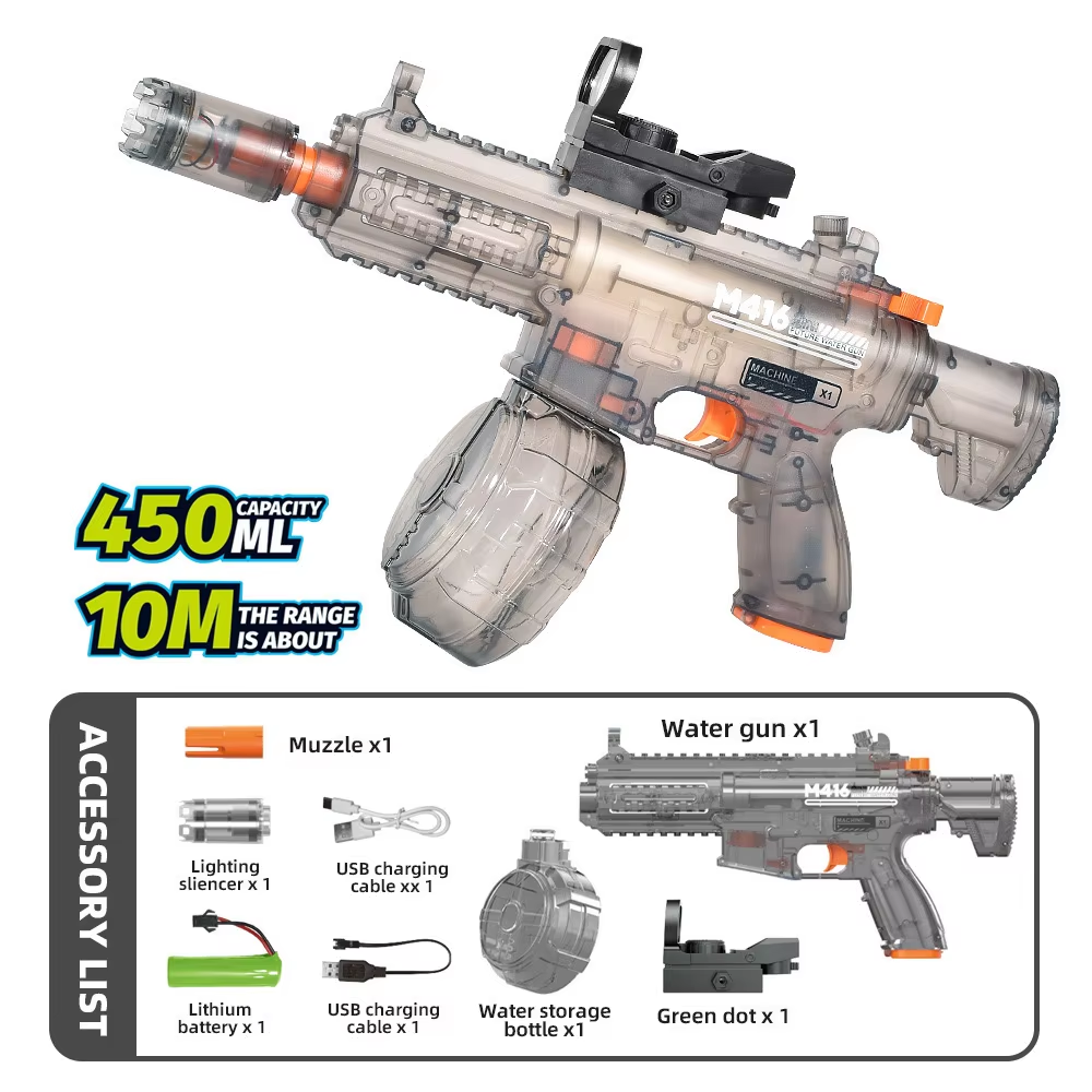 40cm Rechargeable M416 Water Gun