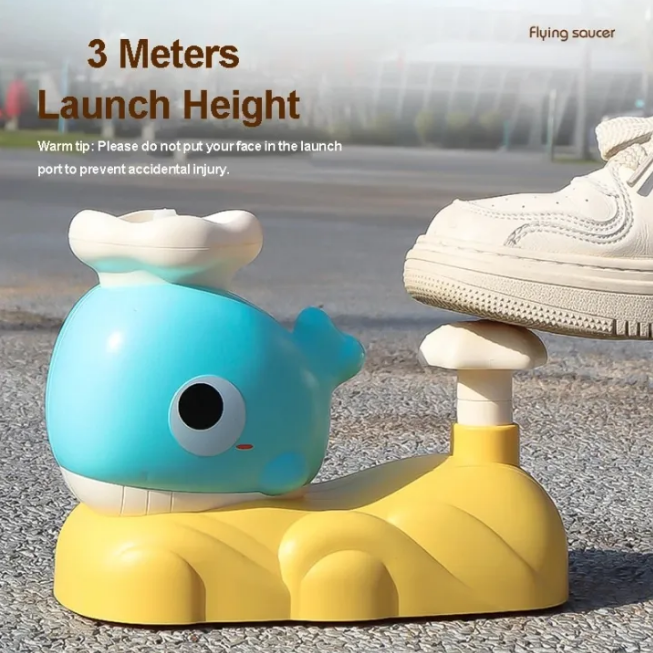 Whale Frisbee Ejection Flying Saucer