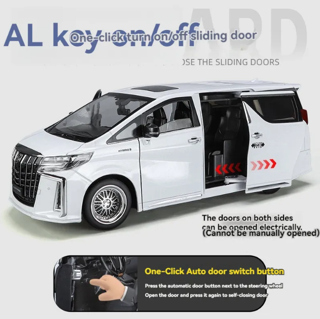 1:18 Diecast Toyota Alphard MPV Model