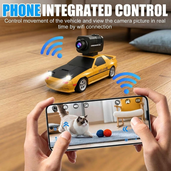 1:43 App Control Mini Trueno Drift Car With HD Camera