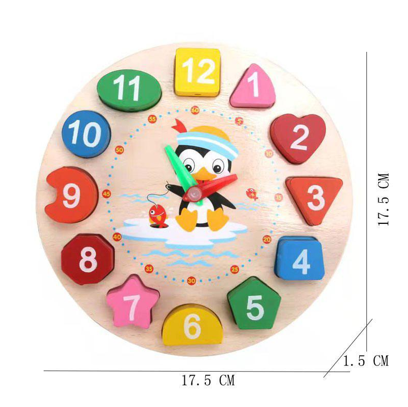 Wooden Montessori Analog Clock