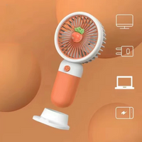 Rechargeable Handheld Fruit / Flower Decoration Fan - Assortment