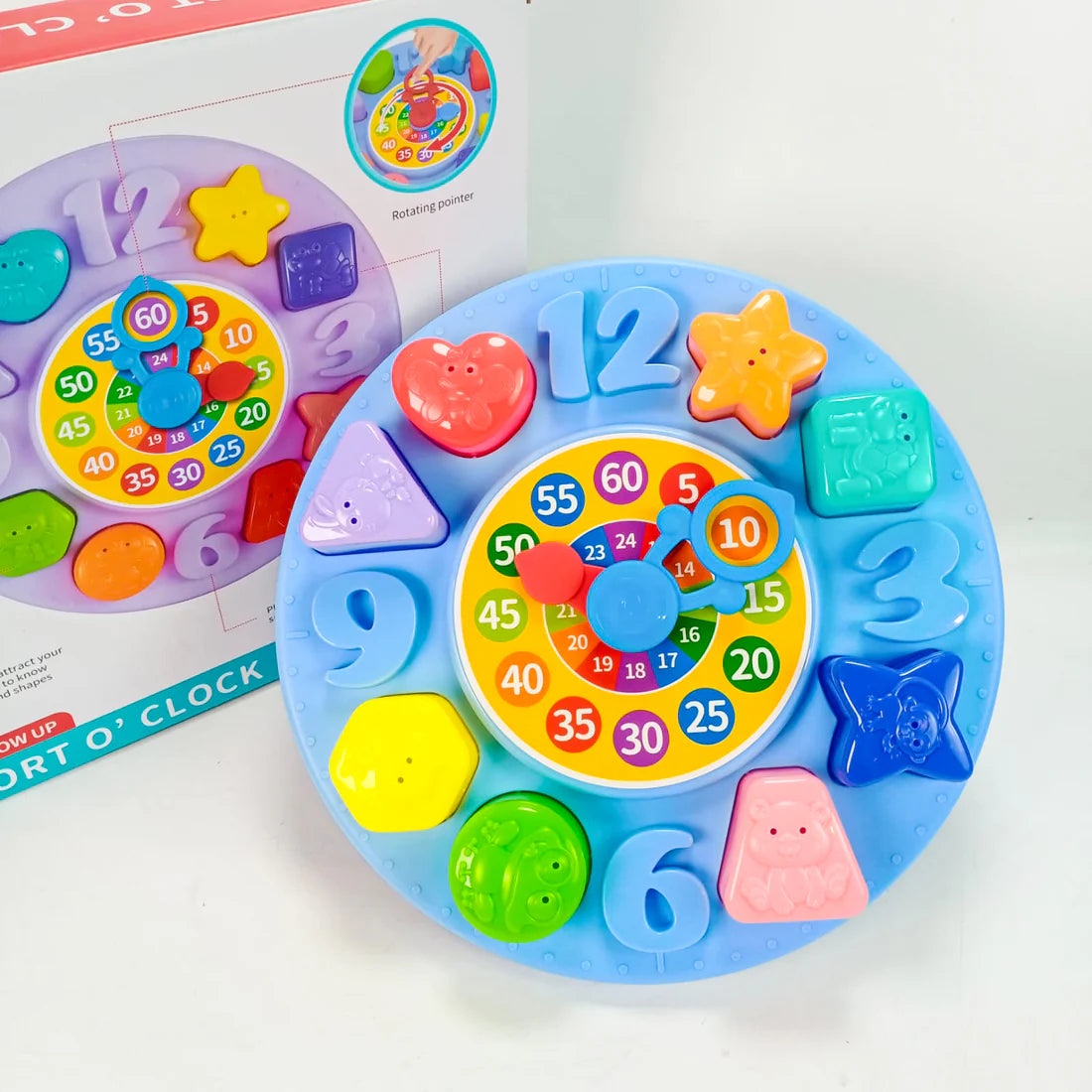 Toddlers Sort O' Clock Educational & Learning Toy