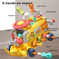 Multi-functional Baby Busy School Bus