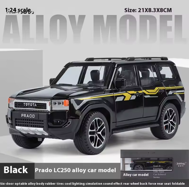 1:24 Diecast Toyota Land Cruiser Prado LC250 Model