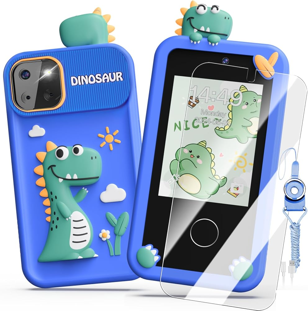 P1 Plus Kids Dinosaur Digital Touch Phone