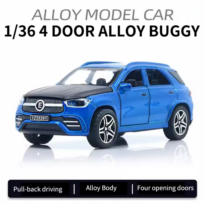 Diecast Mini Benz GLE 63 Model Car - 1Pc