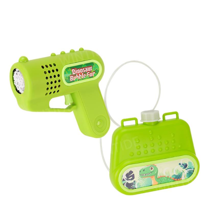 Dinosaur Backpack Colorful Bubble Gun