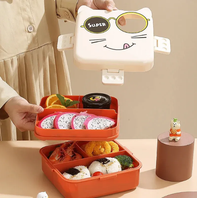 Premium Plastic Cat Eye Lunch Box