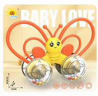 Premium Baby Butterfly Rattle & Teether Toy
