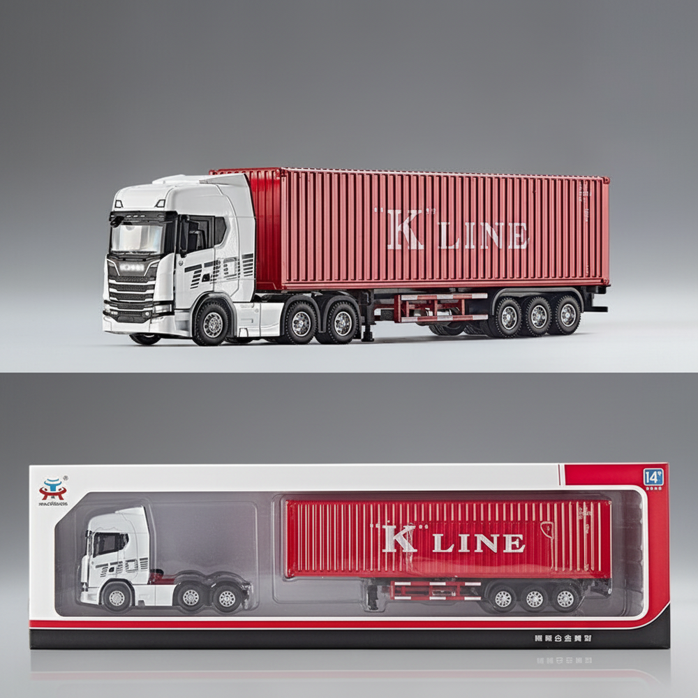 1:50 Diecast KLINE Container Transport Truck