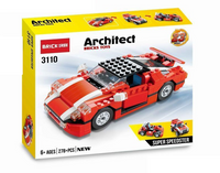 23in1 DIY Architect Super Speedster Bricks Set - 278+Pcs