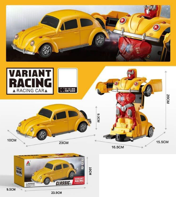 Electric Deformation Beetle Car With Light & Sound