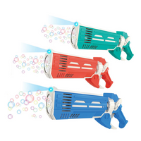 12 Holes Automatic Circulation Colorful Bubble Gun With Lights