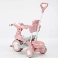 Kids Ride-on Stroller Tricycle - Pink