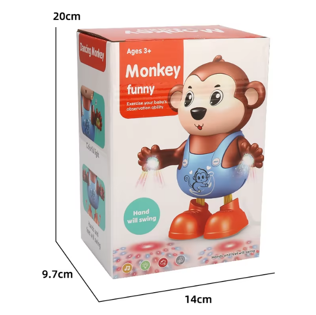 Electric Dancing Funny Monkey With Light & Music