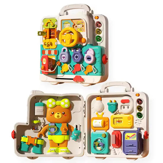 Multi-functional Montessori Puzzle Busy Book