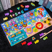 Wooden Multi-functional Logarithmic Board