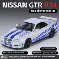 1:32 Diecast Nissan Skyline GTR R34 Model