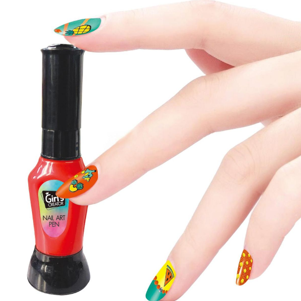 DIY 2in1 Nail Art Kit With Pen & Brush