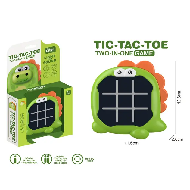 2in1 Dinosaur Tic-Tac-Toe Digital Game