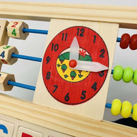 Wooden Multi-Functional Logarithmic Black & White Writing Board