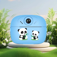Kids Cute Panda Themed Instant Digital Print Camera - Blue