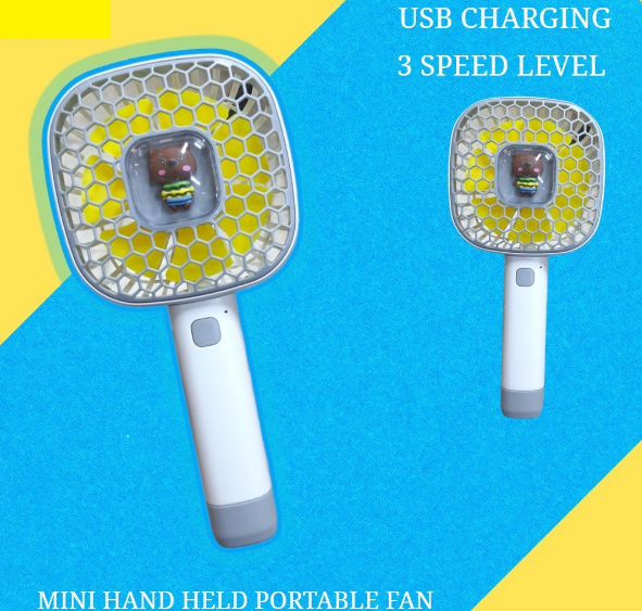 Rechargeable Animal Themed Handheld & Desktop Fan