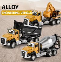 1Pc 1:50 Diecast Engineering Truck - Assortment