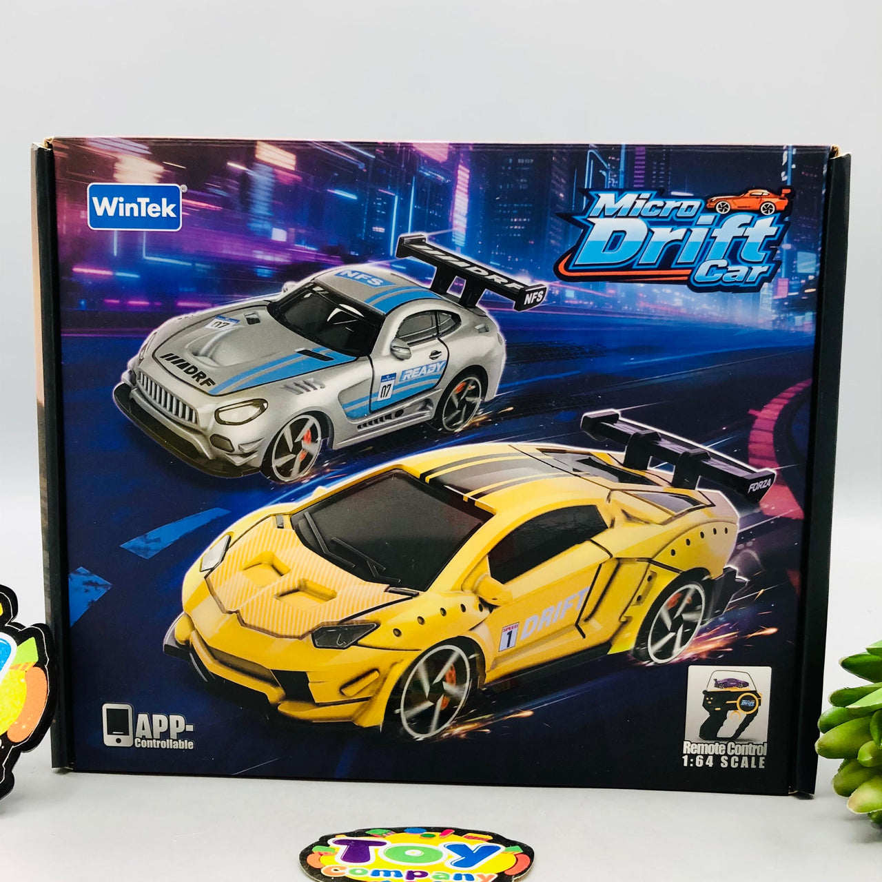 1:64 Remote & App Control Aventador Micro Drift Car