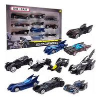 1:64 Diecast Mini Batman Inertial Cars Set - 10Pcs