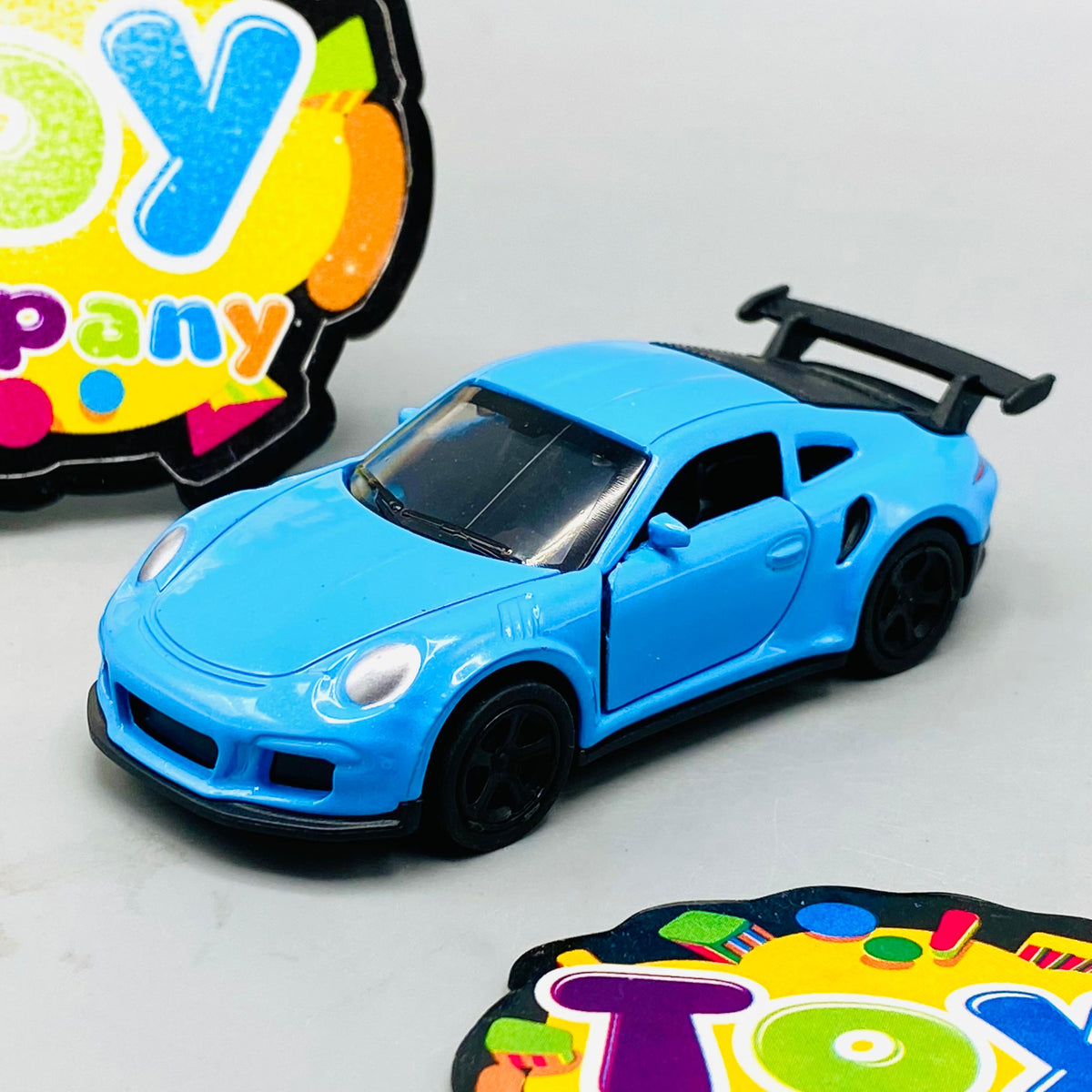1:64 Diecast Mini Pullback Sports Cars Set - 4Pcs
