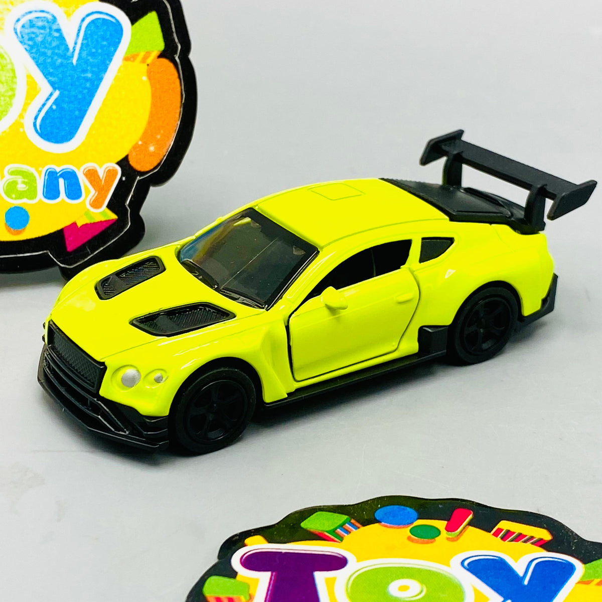 1:64 Diecast Mini Pullback Sports Cars Set - 4Pcs