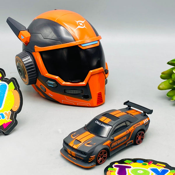 1:64 Mini RC Helmet Dodge Drift Car