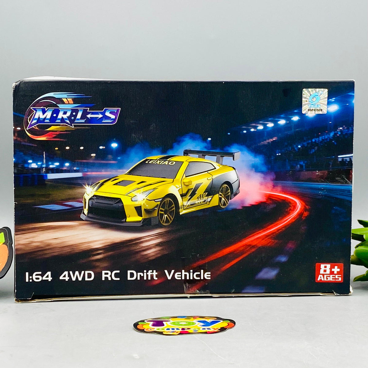 1:64 Mini RC Helmet Dodge Drift Car