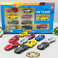 1:64 Hot Wheel Diecast Mini Inertial Cars - 10Pcs