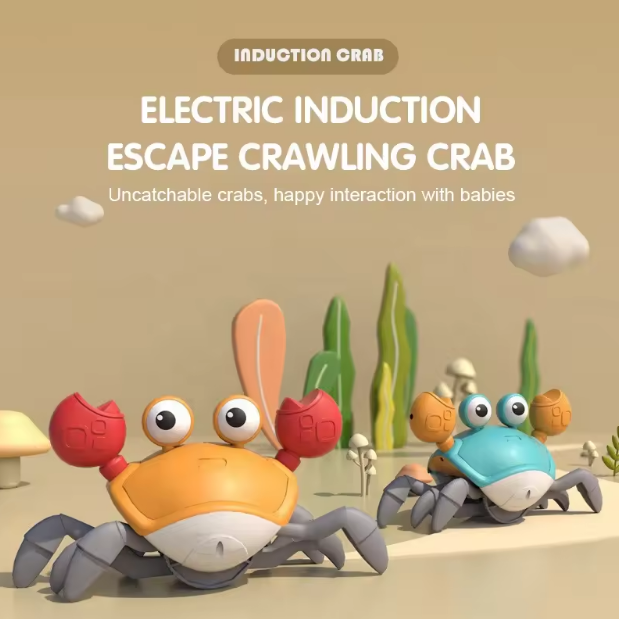 Electric Induction Crawling Musical Crab