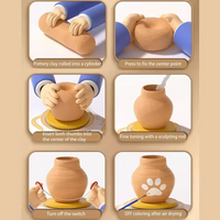 Cute Electric Pet Pottery Machine For Kids