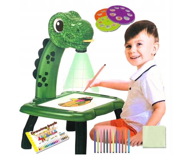 Mini Dinosaur  Projection Painting Table