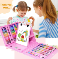 208Pcs Premium Unicorn Kids Super Mega Art Set